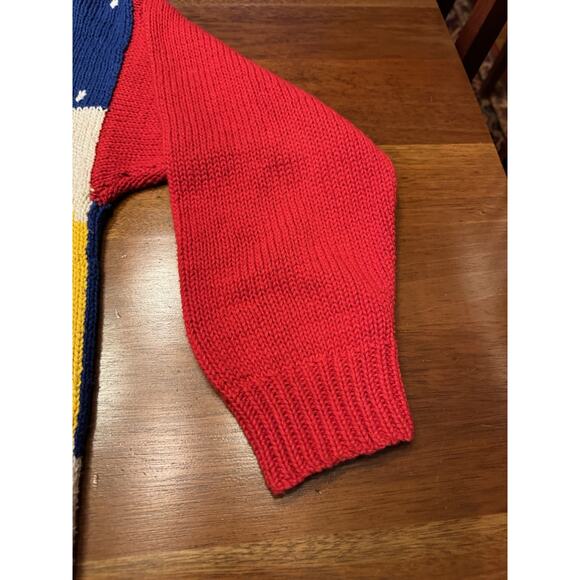 Raquel’s Collection Vintage Ugly Christmas Sweater 3D Santa Clause - Picture 10 of 11